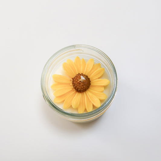 Canary Yellow Daisy Candle 80g